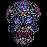 Rhinestone Diamond Candy Skull
